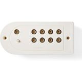 Nedis SAMP40180WT Catv-versterker Max. 15 Db Versterking 40 - 862 Mhz 8 Uitgangen Iec