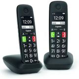 Gigaset E290R-DUO DECT Telefoons 2 Stuks Zwart