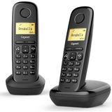 Gigaset A270 Duo DECT Telefoon Zwart