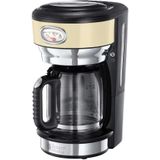 Russell Hobbs 21702-56 Retro Vintage Cream Koffiezetapparaat Crème/Zwart/RVS