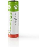 Nedis BANM26HR64B Oplaadbare Nimh Batterij Aa 1,2 V 2600 Mah 4 Stuks Blister