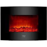 Decoratieve elektrische wandhaard Cecotec Warm 2200 Curved Flames 2000W Zwart
