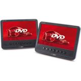 Caliber MPD278T Portable DVD-Speler Set 2 Stuks Zwart