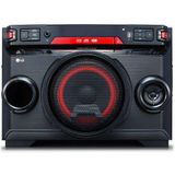 Mini hifi LG OK45 220W Bluetooth Zwart Rood