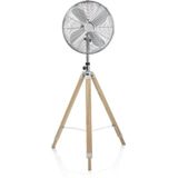 Tristar VE-5805 Statiefventilator 45 cm 60W Hout/Chroom