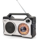 Caliber HPG322BT Radio met Bluetooth RVS/Zwart
