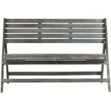 Safavieh Furniture | Tuinbank Patia lengte 130 cm x breedte 121 cm x hoogte 80.01 cm as grijs tuinbanken acaciahout tuinmeubelen | NADUVI outlet