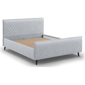 Bedframe met hoofdbord Criss velvet 160 x 200 cm | Micadoni Limited Edition