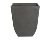 D&M Deco | Bloempot Surprise lengte 49 cm x breedte 49 cm x hoogte 56 cm grijs bloempotten gerecycled plastic vazen & bloempotten | NADUVI outlet