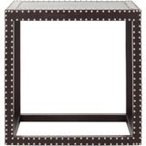 Safavieh Furniture | Bijzettafel Fatoumata lengte 69 cm x breedte 59 cm x hoogte 59.94 cm zwart, grijs bijzettafels hout | NADUVI outlet