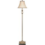 Safavieh Furniture | Vloerlamp Nola lengte 39 cm x breedte 33 cm x hoogte 154,94 cm zilverkleurig vloerlampen katoen verlichting | NADUVI outlet