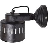 Jax Design | Wandlamp Vintage lengte 21cm x breedte 11.5cm x hoogte12cm zwart Metaal wandlampen | NADUVI outlet