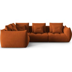 Hoekbank Bloom links 3-zits velvet | Micadoni