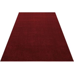 Laagpolig vloerkleed Ata - rood - 160x230 cm
