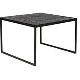 Bijzettafel Black Stack teakhout