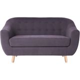 Jalouse Maison | 2-Zitsbank Vicky - totaal: lengte 148 cm x diepte 88 cm x hoogte lila zitbanken - frame: versterkt en thermoverwarmd | NADUVI outlet