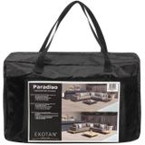 Exotan | Beschermhoes loungeset Paradiso lengte 30 cm x breedte 38 cm x hoogte 15 cm zwart overig polyester woonaccessoires | NADUVI outlet