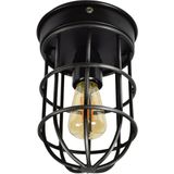 Jax Design | Plafondlamp Barn lengte 12cm x breedte 12cm x hoogte22cm zwart Metaal plafondlampen | NADUVI outlet