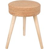 Clayre & Eef | Krukje Bobby lengte 37 cm x breedte 38 cm x hoogte 44 cm bruin krukken hout poefs & krukken meubels | NADUVI outlet