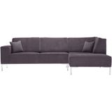 Corinne Cobson Home | 5-Zitshoekbank bird hoekdeel rechts - totaal: lengte 285 cm x diepte 170 cm x hoogte lila hoekbanken | NADUVI outlet