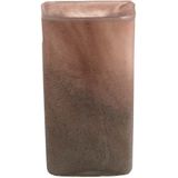D&M Deco | Vaas Jazzy lengte 15 cm x breedte 9 cm x hoogte 30 cm lila vazen glas vazen & bloempotten decoratie | NADUVI outlet