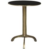 Safavieh Furniture | Bijzettafel Accent lengte 56 cm x breedte 40 cm x hoogte 50.80 cm messingkleurig bijzettafels metaal | NADUVI outlet