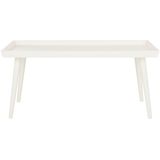 Safavieh Furniture | Salontafel Tray lengte 115 cm x breedte 106 cm x hoogte 48,26 cm wit salontafels hout meubels tafels | NADUVI outlet