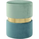 Hearthome & Living | Hocker Gipsy mdf groen 35.00x35.00x46.00 cm poefs | NADUVI