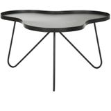 Safavieh Furniture | Salontafel Megan lengte 87 cm x breedte 78 cm x hoogte 41,40 cm zwart salontafels metaal meubels tafels | NADUVI outlet