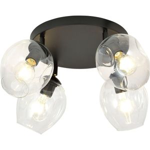 Plafondlamp opbouwspots Flow rond 4-lichts | NADUVI Collection