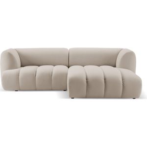 3-zits hoekbank Harry rechts velvet | Micadoni