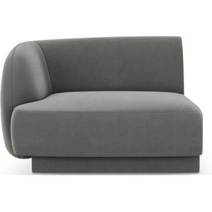 Modulair hoekelement Miley links velvet | Micadoni Limited Edition