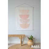 Bali Lifestyle | Wandkleed Keranjang katoen roze 170.00x120.00 cm wandkleden | NADUVI