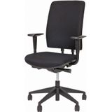 Deskterior | Bureaustoel Desko zwart bureaustoelen stof, kunststof stoelen & fauteuils meubels | NADUVI outlet