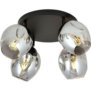 Plafondlamp opbouwspot Flow rond 4-lichts | NADUVI Collection