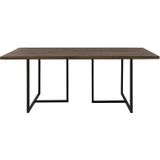 Light & Living | Eettafel Chisa lengte 200 cm x breedte 90 cm x hoogte 78 cm bruin eettafels hout tafels meubels | NADUVI outlet