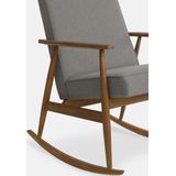 366 Concept | Schommelstoel Shea Tweed lengte 62 cm x diepte 76 cm x hoogte 78 cm grijs schommelstoelen tweed stoelen & | NADUVI outlet