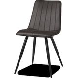 Sense' Living | Eetkamerstoel Jamy antraciet eetkamerstoelen microfiber meubels stoelen & fauteuils | NADUVI outlet