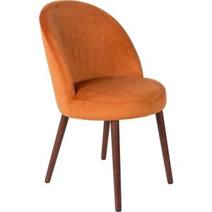 Set van 2 eetkamerstoelen Barbara velvet | Dutchbone