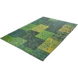 Perez Vloerkleden | Vloerkleed Dounia textiel groen 290.00x200.00 cm rechthoekige vloerkleden | NADUVI