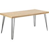 Cozyhouse | Eettafel Madio mdf naturel 160x75x80 cm eettafels | NADUVI