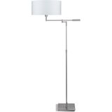 It's About Romi | Vloerlamp Berlin 1 lengte 48 cm x breedte 48 cm x hoogte 167 cm wit vloerlampen ijzer vloerlampen verlichting | NADUVI outlet
