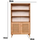 Wandkast Bliss rotan | Kalune Design