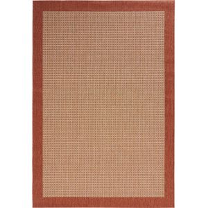 Hanse Home Vloerkleed Simple - woonkamertapijt, plat weefsel, robuust modern design, slaapkamertapijt voor eetkamer, woonkamer, kinderkamer, hal, slaapkamer, keuken, rood, 160 x 230 cm