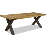 Sense' Living | Eetkamertafel Louis lengte 240 cm x breedte 100 cm x naturel eettafels mango hout meubels tafels | NADUVI outlet