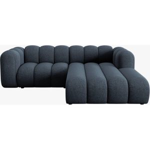 Micadoni - Lupine - Hoekbank - Koningsblauw - Polyester - Dennenhouten Frame
