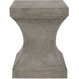 Safavieh Furniture | Kruk Eden Indoor/Outdoor lengte 43 cm x breedte 34 cm x hoogte 44,96 cm donker grijs krukken poedersteen, | NADUVI outlet