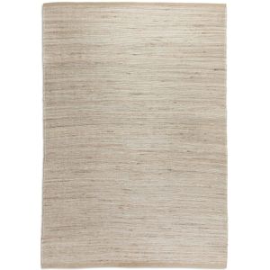 Home Collectie - Dhaka - Vloerkleed - Grijs/Bruin - Handgeweven van Jute, Wol en Katoen, Laagpolig