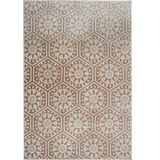 More99 | Vloerkleed Bardot polyester bruin 80.00x300.00x0.70 cm rechthoekige vloerkleden | NADUVI