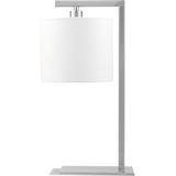 It's About Romi | Tafellamp Boston lengte 18 cm x breedte 18 cm x hoogte 44 cm wit tafellampen ijzer binnenverlichting verlichting | NADUVI outlet